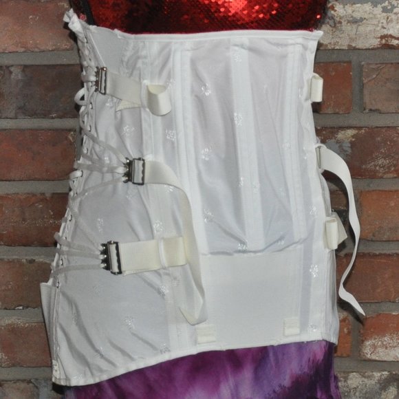 New SteamPunK Fan Lacing, UnderBust Corset, Waist Cincher, Medical Girdle Fetish - Picture 2 of 5
